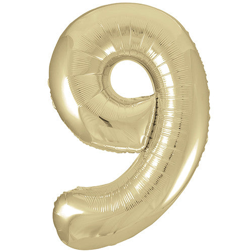 Giant Gold Number Balloon