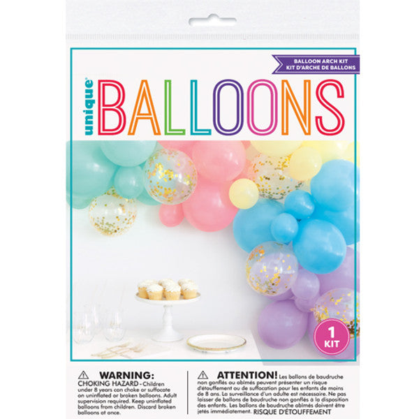 DIY Balloon Garland, Pastel