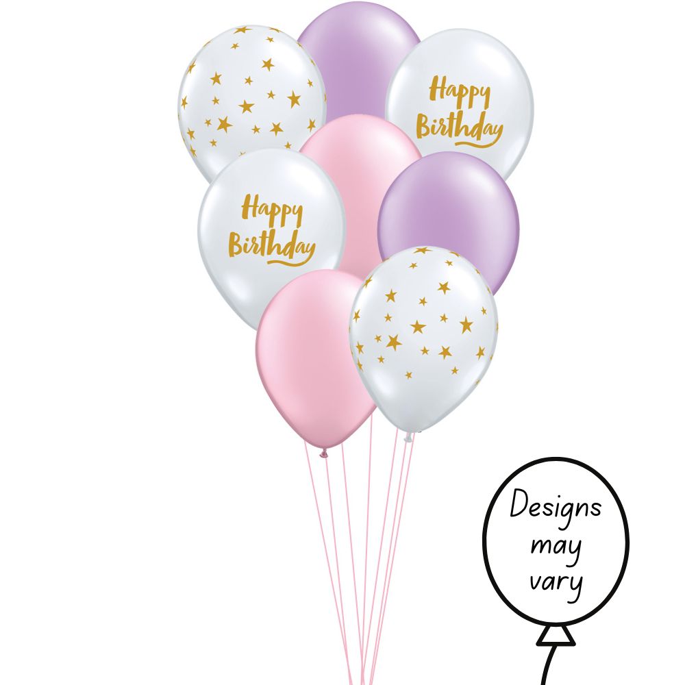 Little Star Birthday Mix Balloons