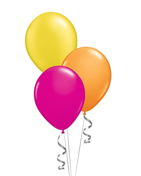 3 Latex Table Centrepiece, Bright Collection