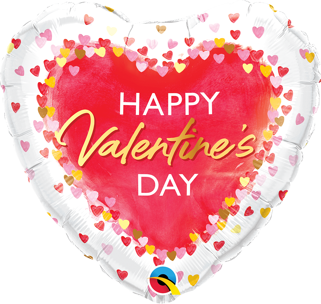 Valentine's Watercolour Balloon