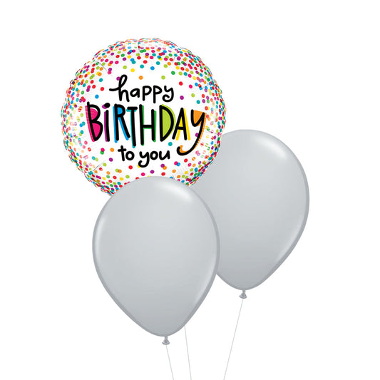 Sprinkled Dots Birthday Balloon