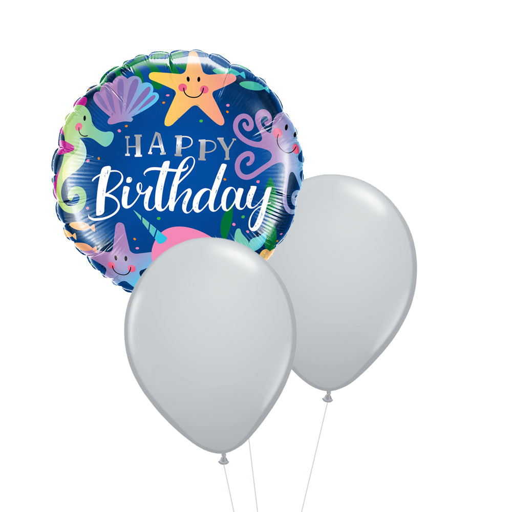 Fun Under The Sea Birthday Balloon