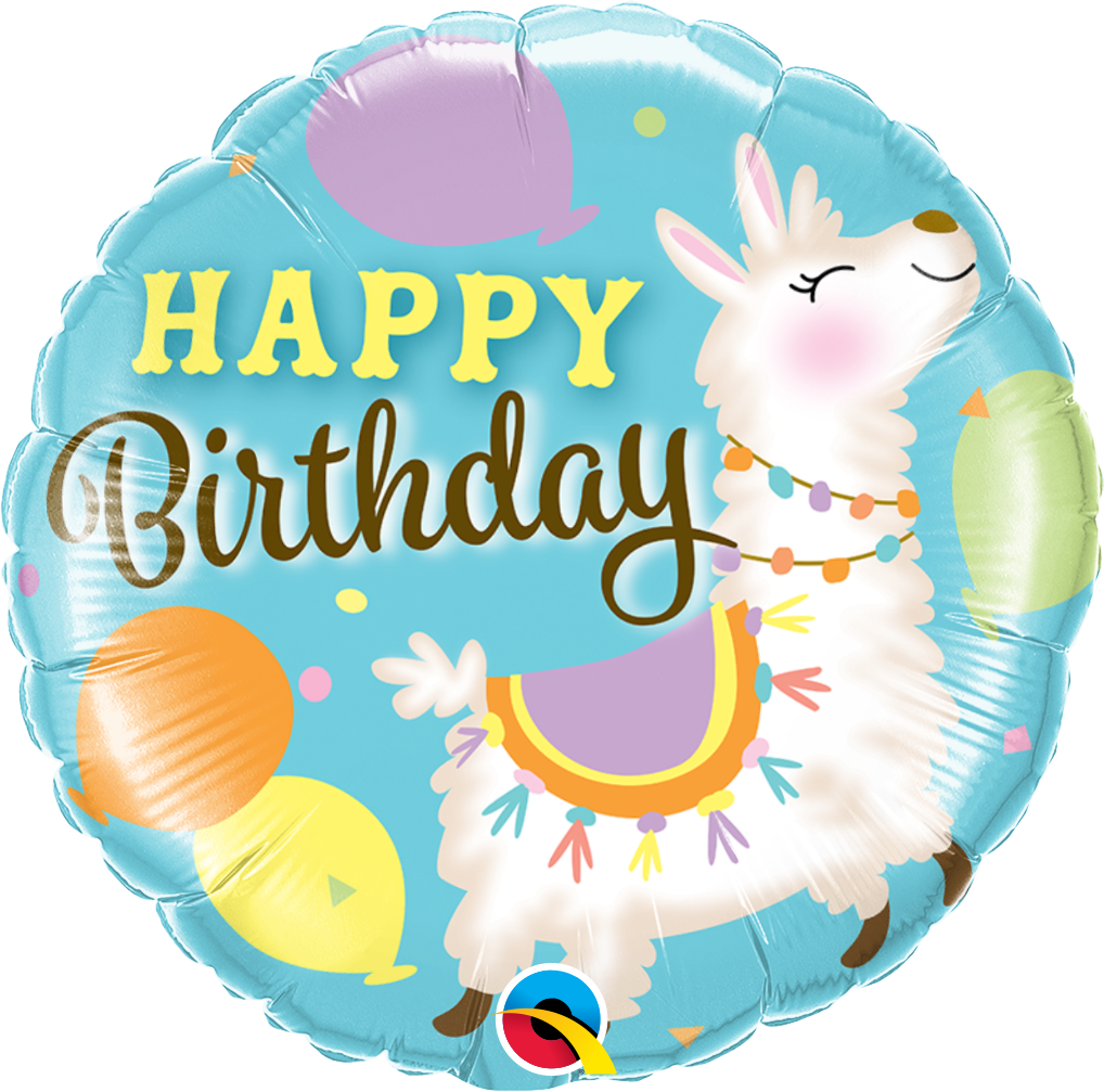 Birthday Llama Balloon - PartyFeverLtd