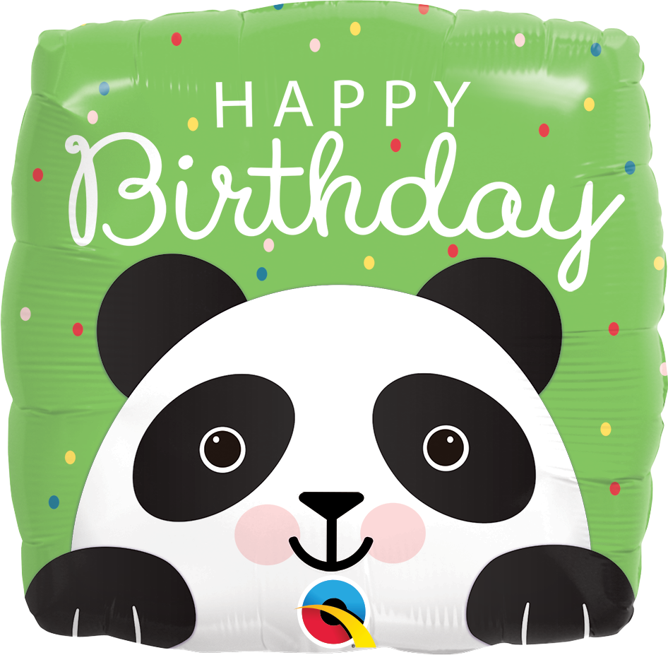 Birthday Panda Balloon - PartyFeverLtd