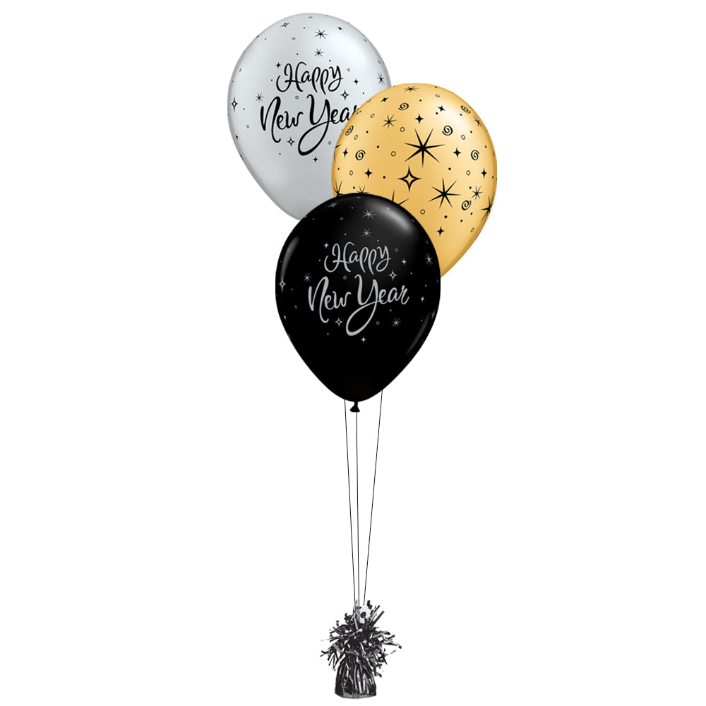 New Year Mix Balloon Table Bouquet