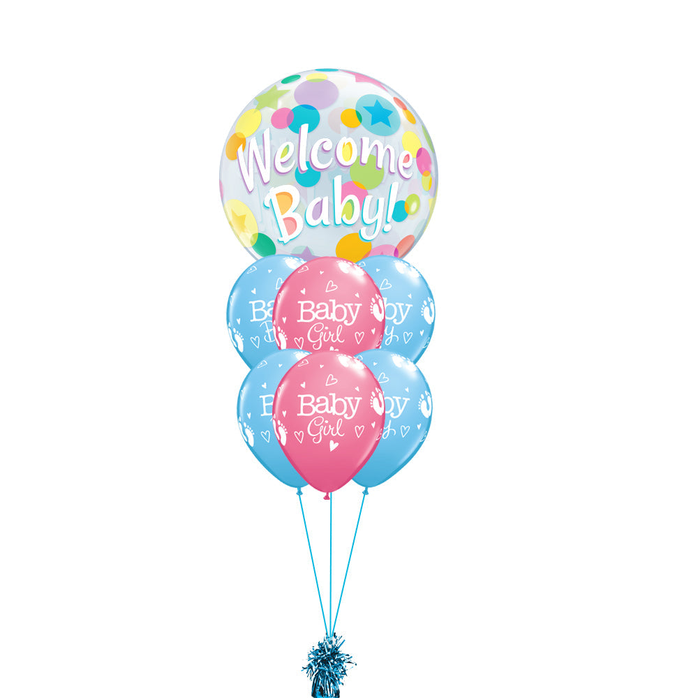 Welcome Baby Bubble Balloon