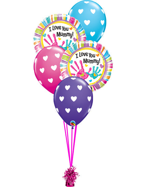 Love You Mummy Balloon Collection - PartyFeverLtd
