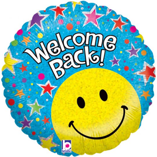 Welcome Home Smiley Balloon