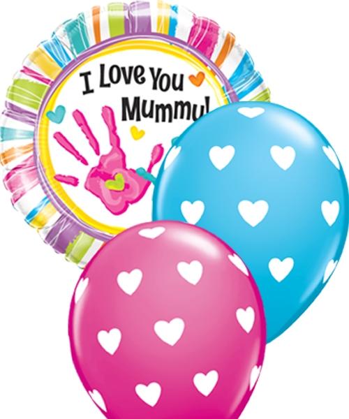 Love You Mummy Balloon Collection - PartyFeverLtd