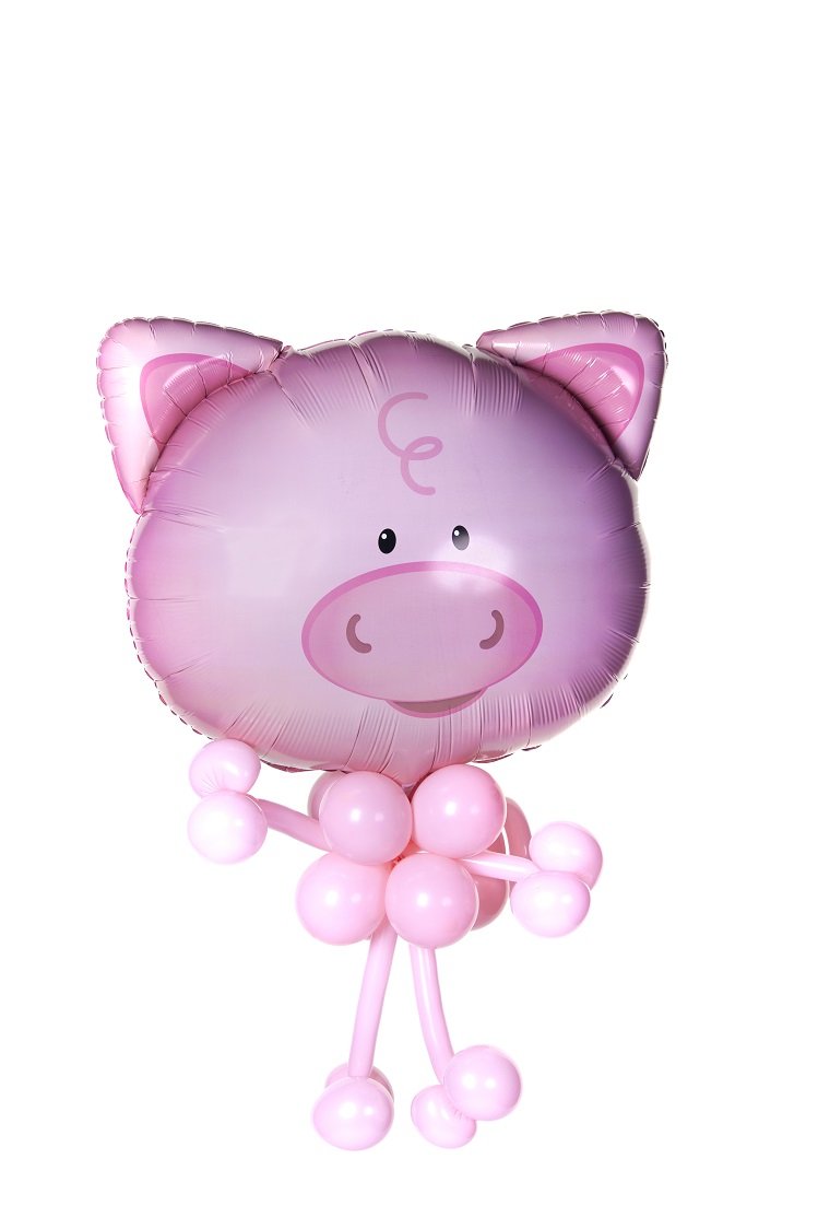 Pig Balloon Bobble Head - PartyFeverLtd