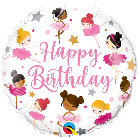 Ballerina Foil Balloon