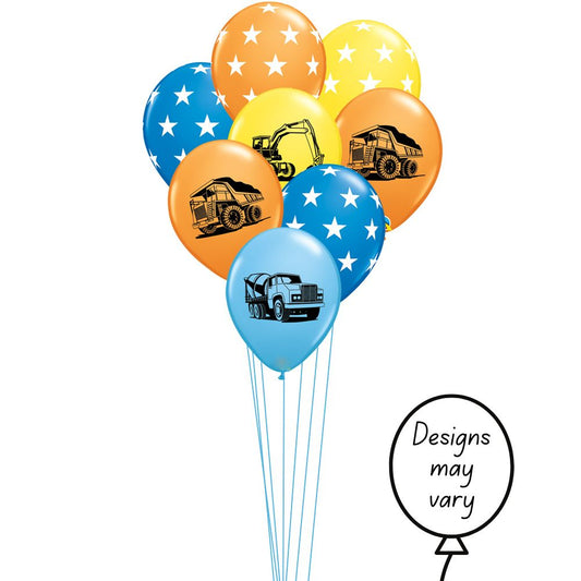 Construction Mix Party Balloons