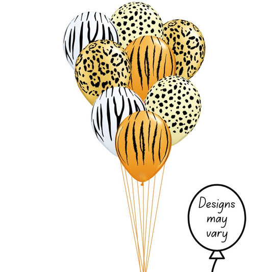 Animal Print Party Balloons
