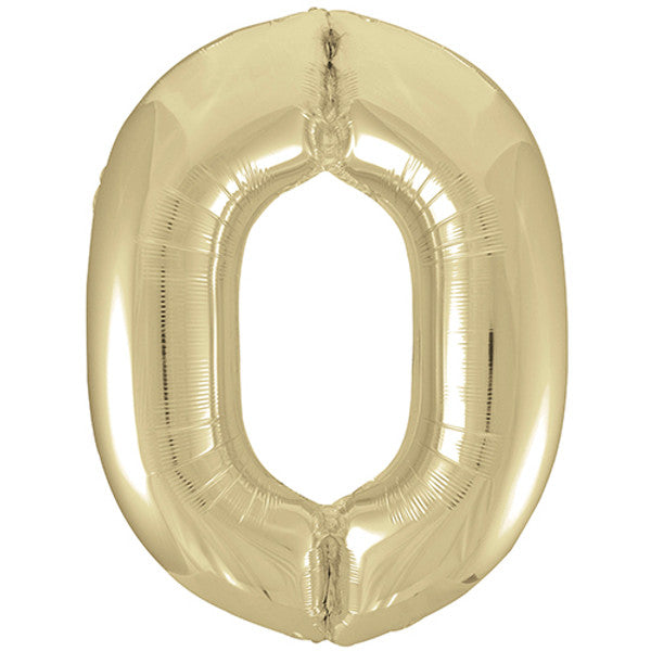Giant Gold Number Balloon