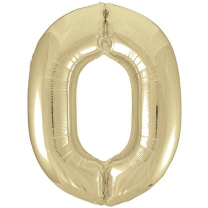 Giant Gold Number Balloon