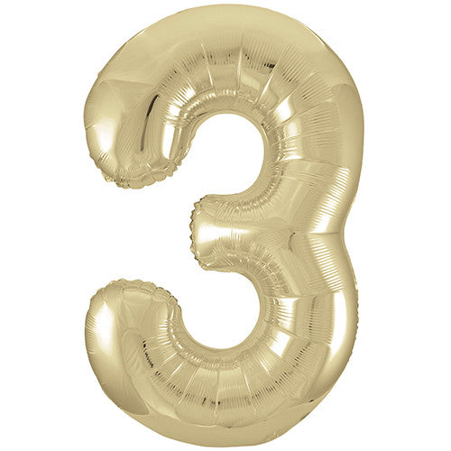 Giant Gold Number Balloon