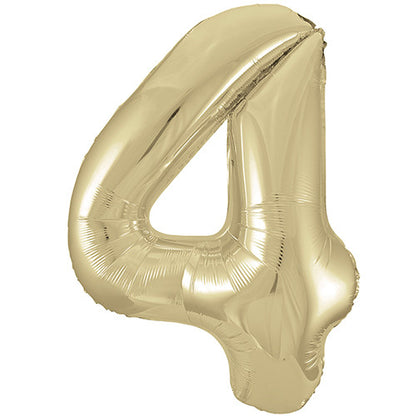 Giant Gold Number Balloon