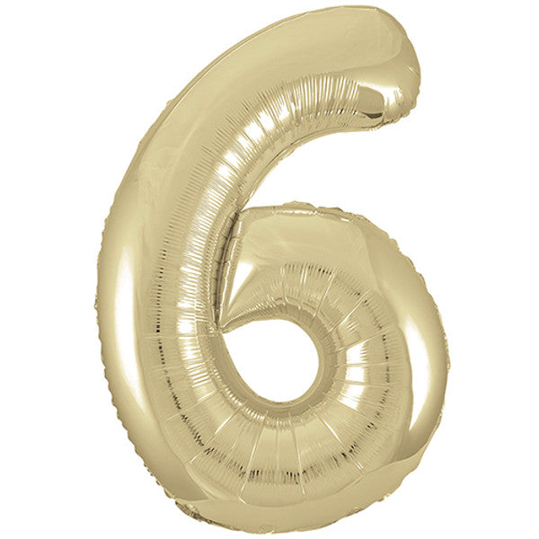 Giant Gold Number Balloon