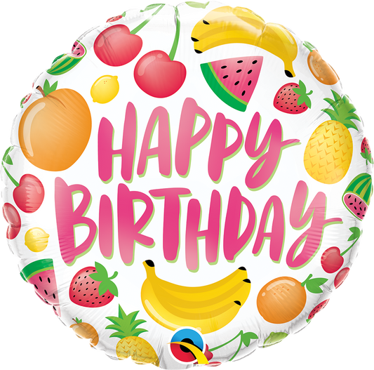 Birthday Fruits Balloon - PartyFeverLtd