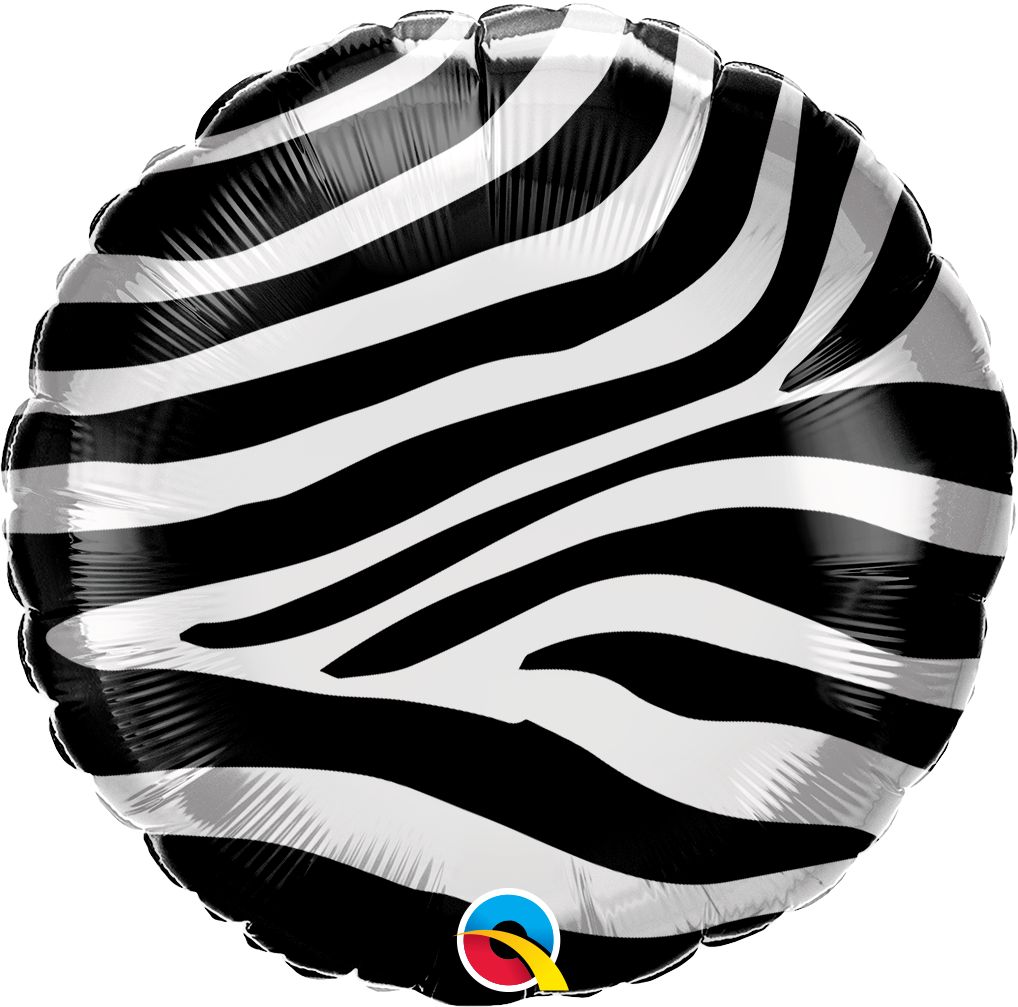 Zebra Stripes Balloon - PartyFeverLtd