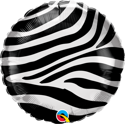 Zebra Stripes Balloon - PartyFeverLtd