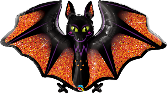 Glitter Bat Supershape Balloon