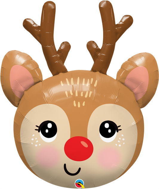 Red Nose Reindeer Balloon