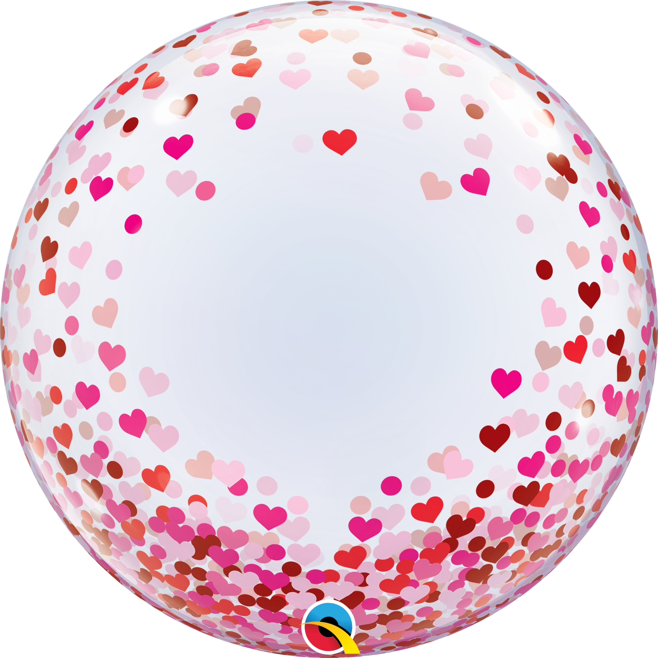 Red Heart Personalised Bubble Balloon