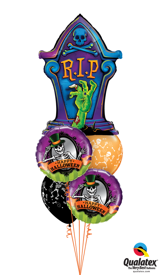 Party Ghoul Classic Balloon Bouquet - PartyFeverLtd
