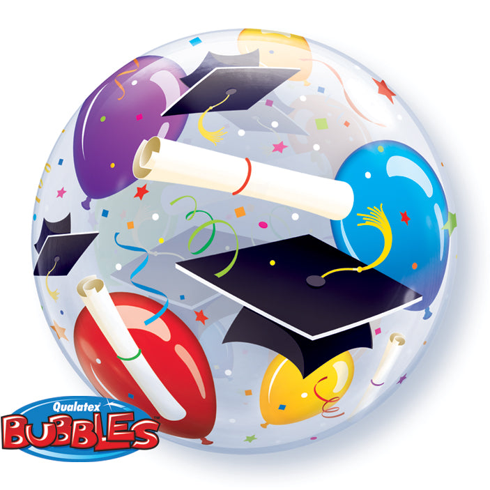 Grad Caps Bubble Balloon - PartyFeverLtd