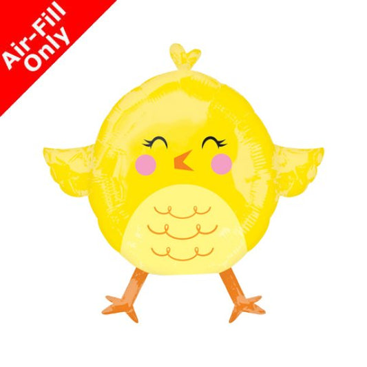 10" Yellow Chick Balloon