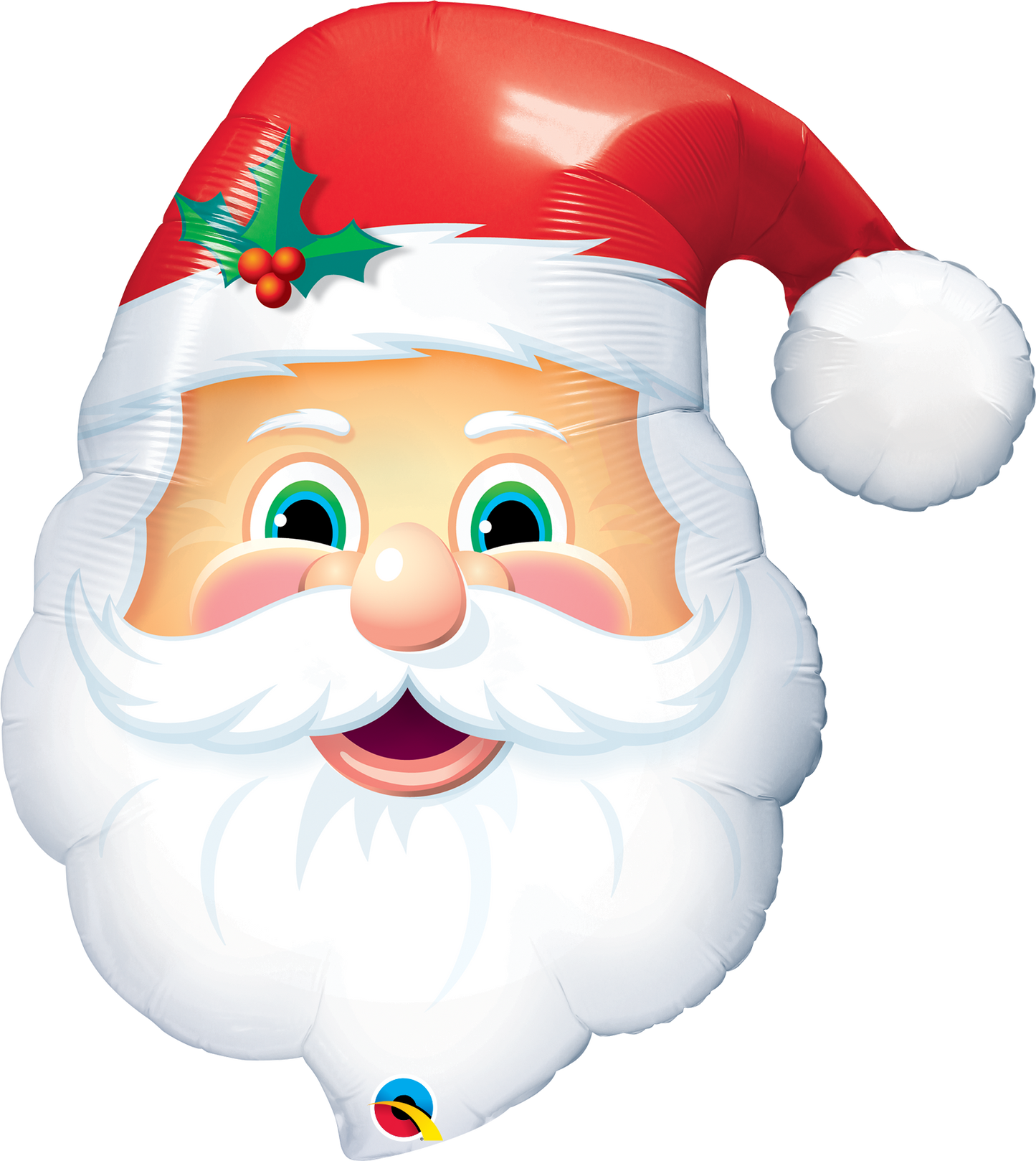 Jolly Santa Head Balloon