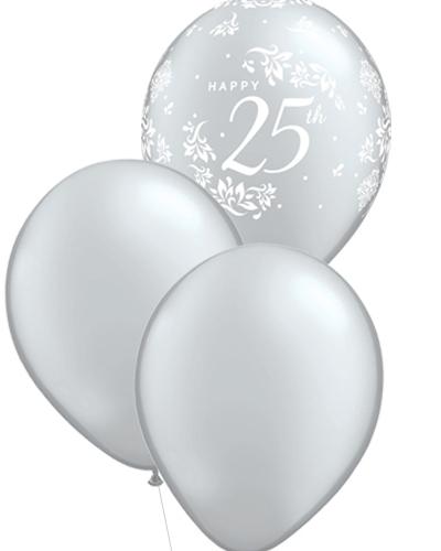 25th Anniversary Latex Centrepiece - PartyFeverLtd