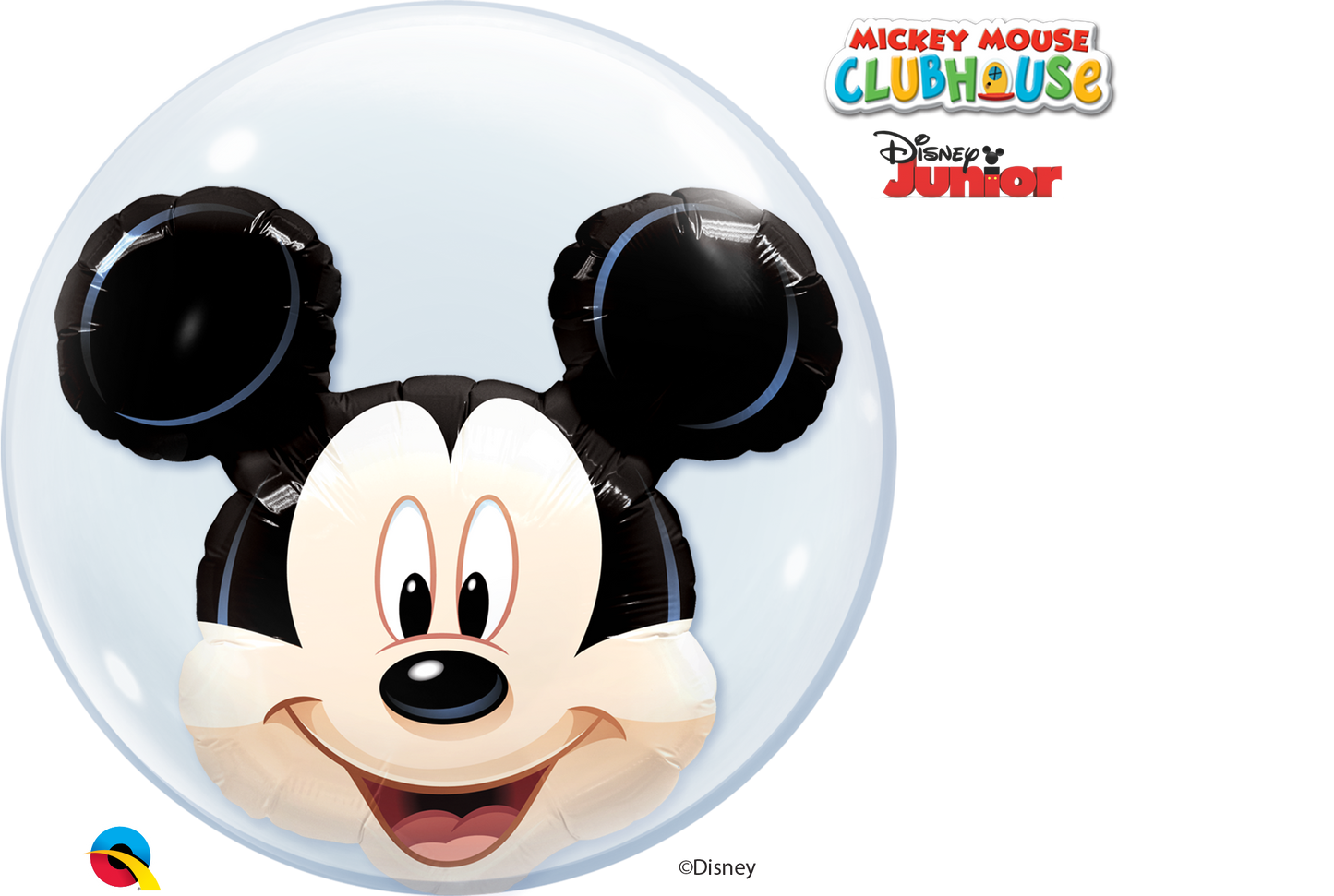 Mickey Mouse Double Bubble Balloon - PartyFeverLtd