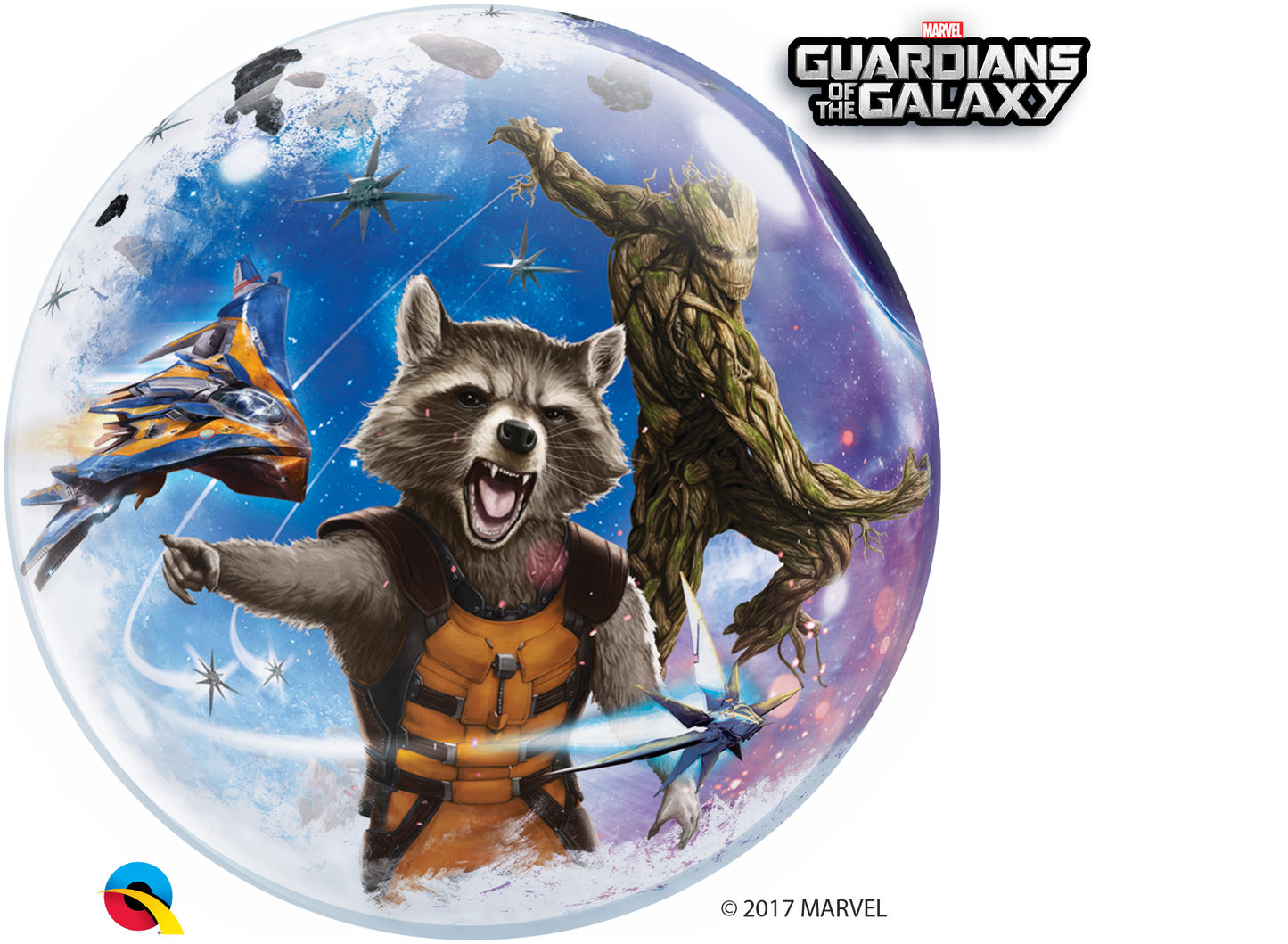 Guardians Of The Galaxy Bubble Balloon - PartyFeverLtd