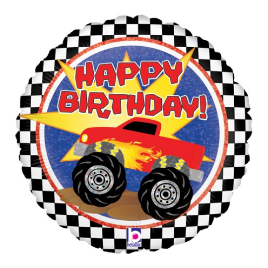 Monster Truck Birthday Balloon