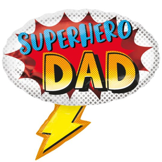 Superhero Dad Foil Balloon