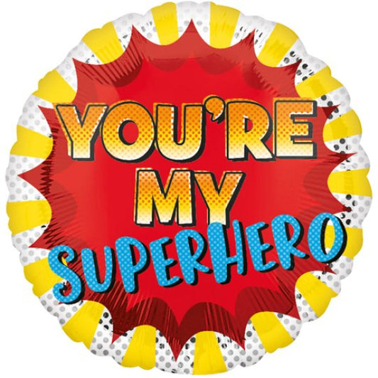 You're My Superhero Foil Balloon