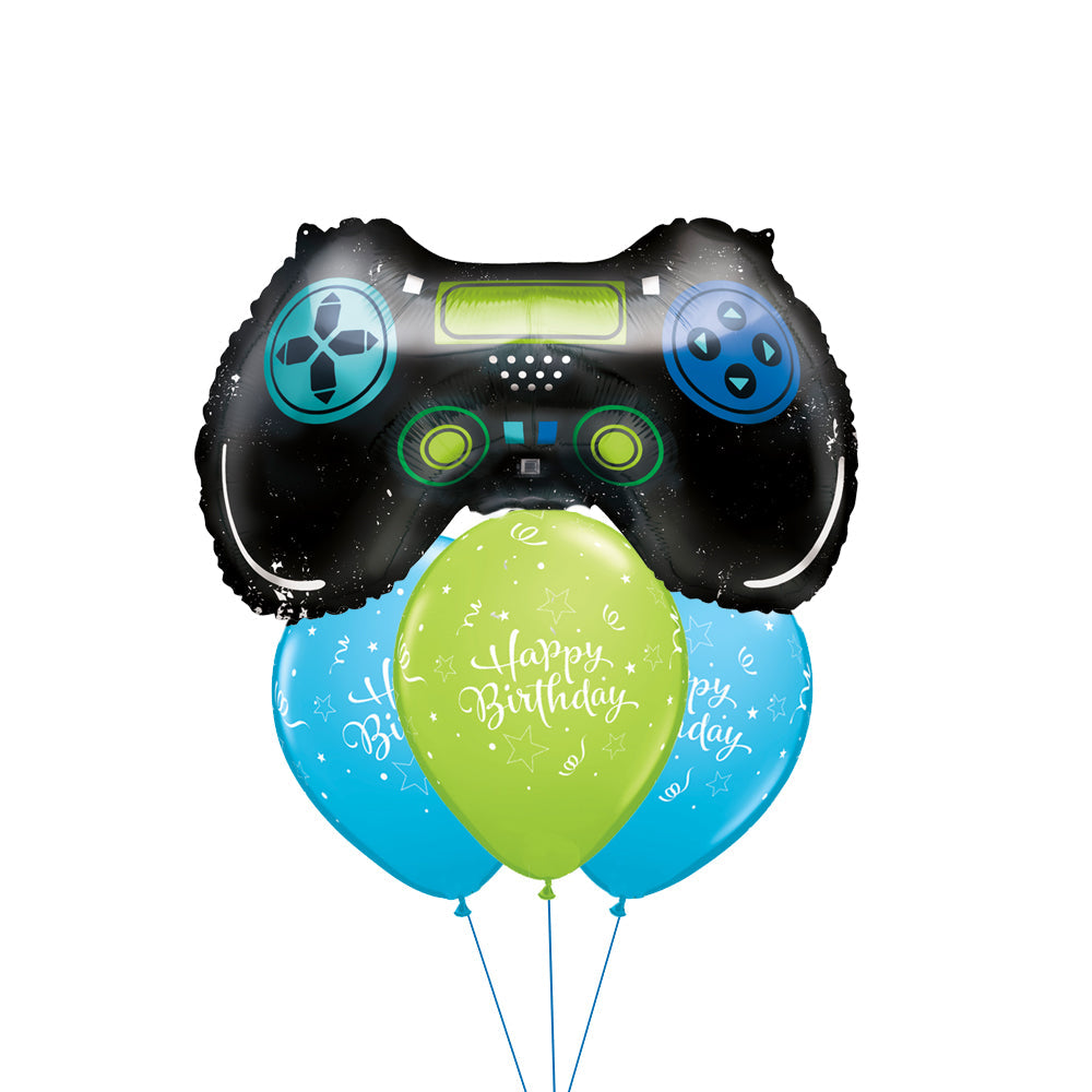 Giant Game Controller | Birthday Balloon Bouquet | Party Fever – Party ...