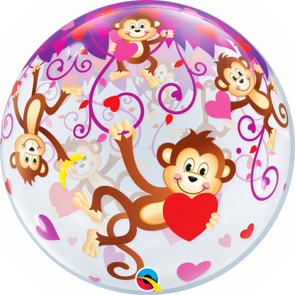 Valentine Bubble Balloon - PartyFeverLtd