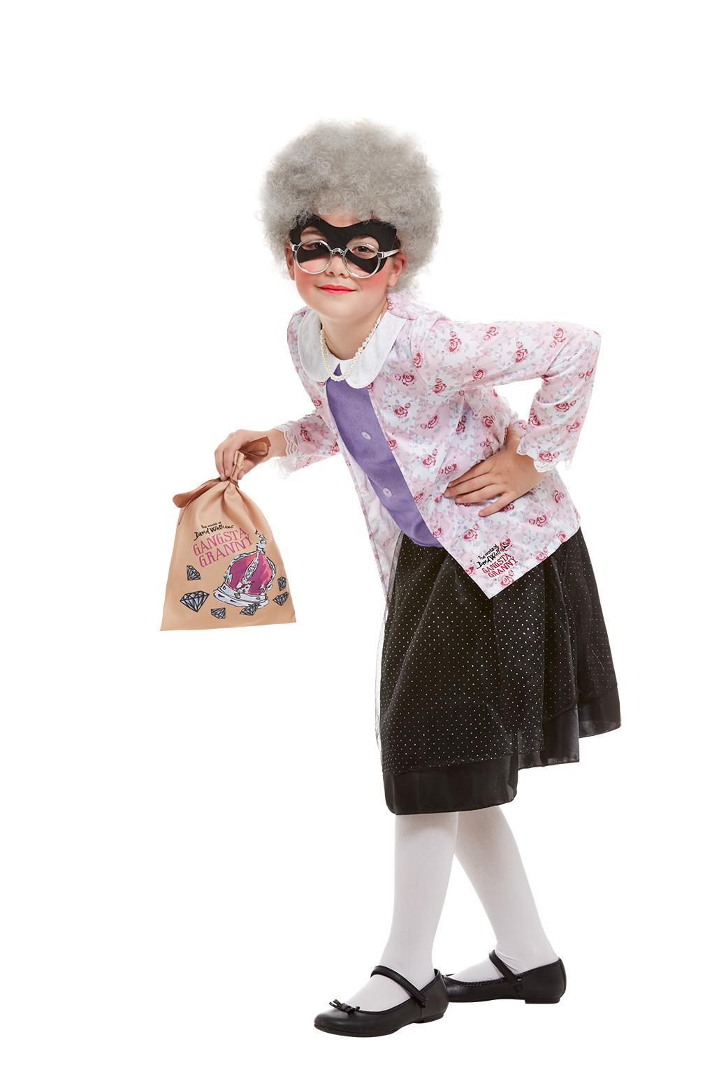 Gangsta Granny Costume | Children's Fancy Dress | Party Fever – Party ...