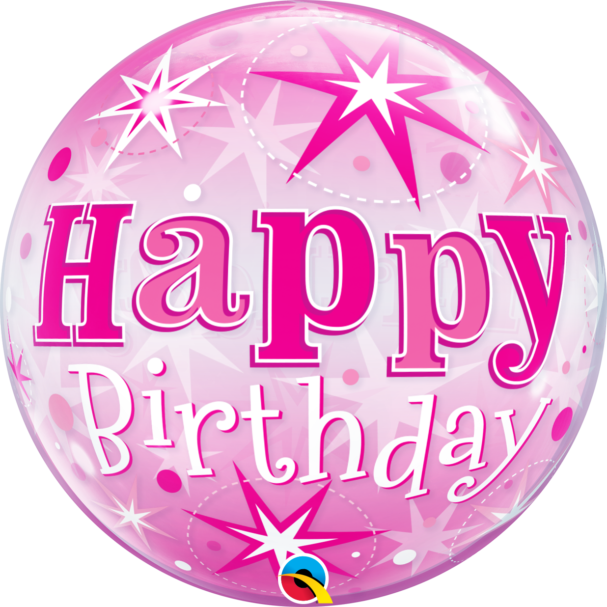 Happy Birthday Bubble Balloon Bouquet - PartyFeverLtd