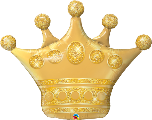 Golden Crown Balloon - PartyFeverLtd