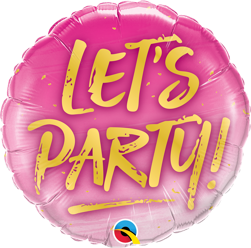 Let's Party Birthday Balloon - PartyFeverLtd