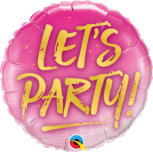 Let's Party Birthday Balloon - PartyFeverLtd