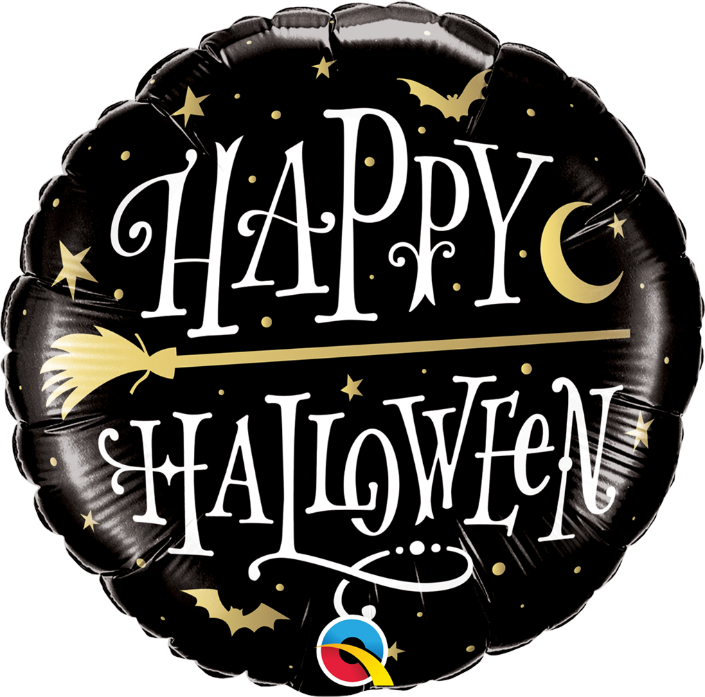 Golden Witches Happy Halloween Balloon