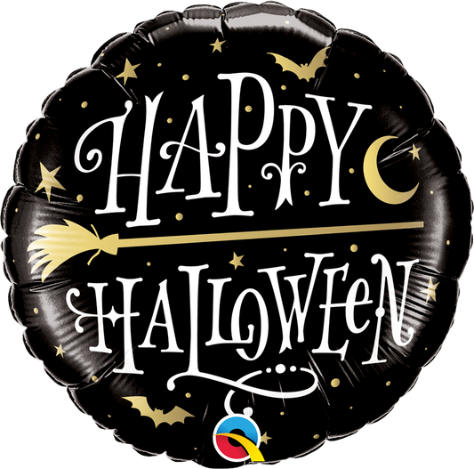 Golden Witches Happy Halloween Balloon