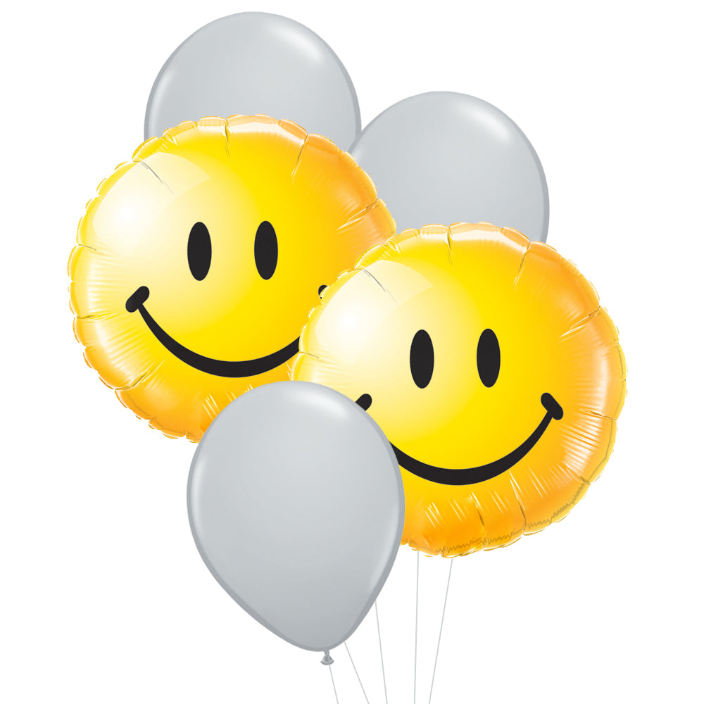 Yellow Smiley Face Balloon