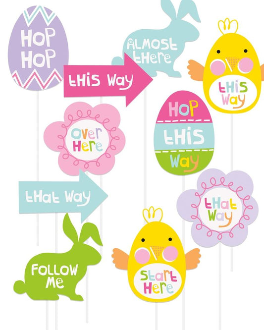 Easter Egg Hunt Signs - PartyFeverLtd